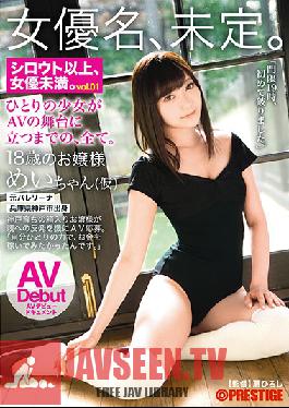 DIC-048 Studio Prestige Her Stage Name, Is Still Undetermined An AV Debut Documentary She's More Than An Amateur, But Not Quite An Actress Yet Vol.01 C Cup Size Beautiful Tits x 0 Sexual Experience x Bashful Sex