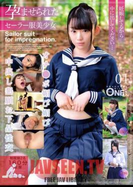 ONEX-030 Beautiful Girl In A Sailor Suit Who Was Impregnated, Punch Line, Flattering, Creampie Begging, Vulgar Intercourse 01