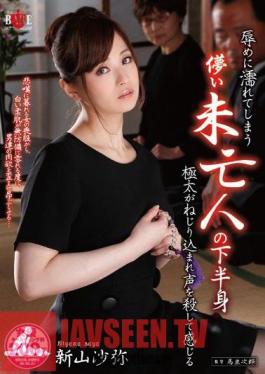 English sub HBAD-260 A Fickle Widow Gets Wet From Being Shamed And Tries Not to Wail When Getting Her Thick Lower-Half Screwed Saya Niyama